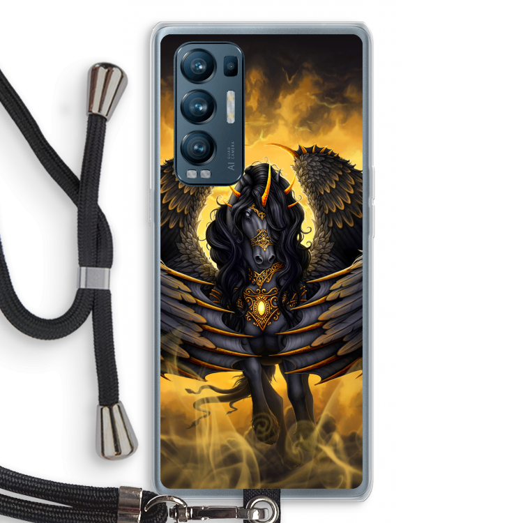 Pegasus: Oppo Find X3 Neo Transparant Hoesje met koord