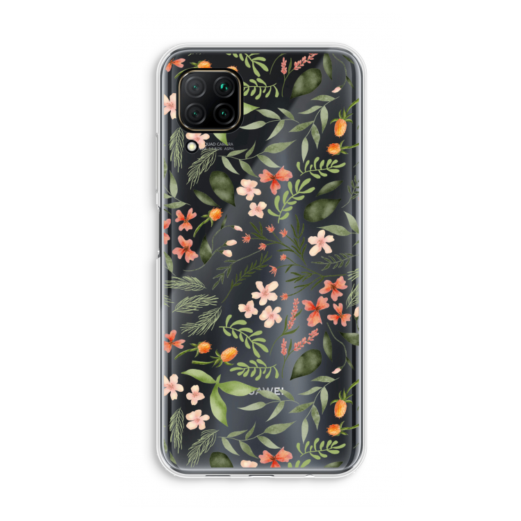 Sweet little flowers: Huawei P40 Lite Transparant Hoesje