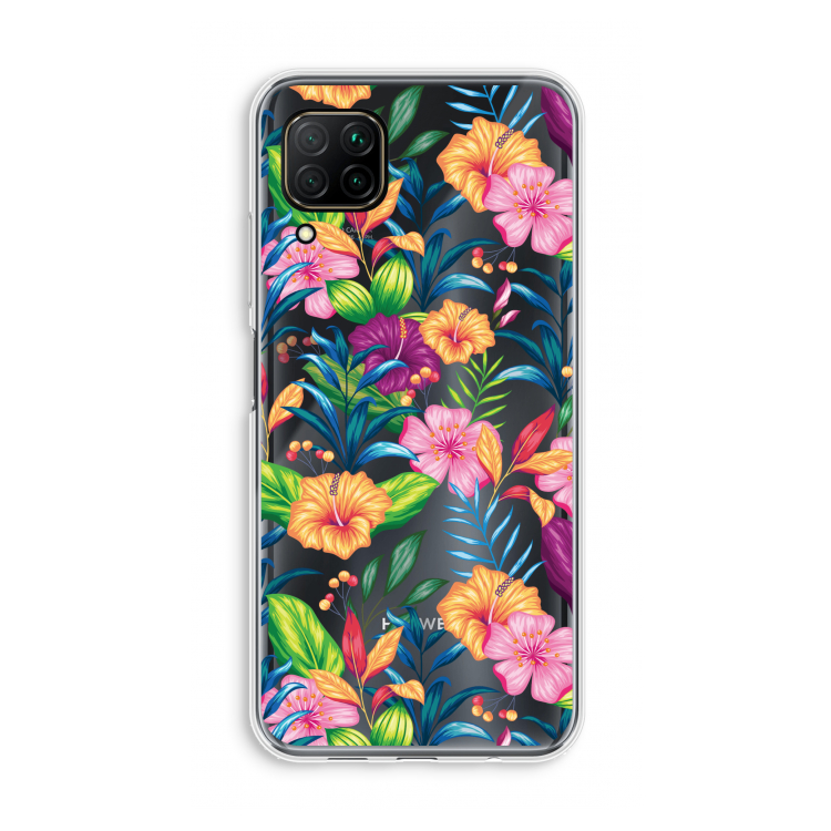 Tropisch 2: Huawei P40 Lite Transparant Hoesje