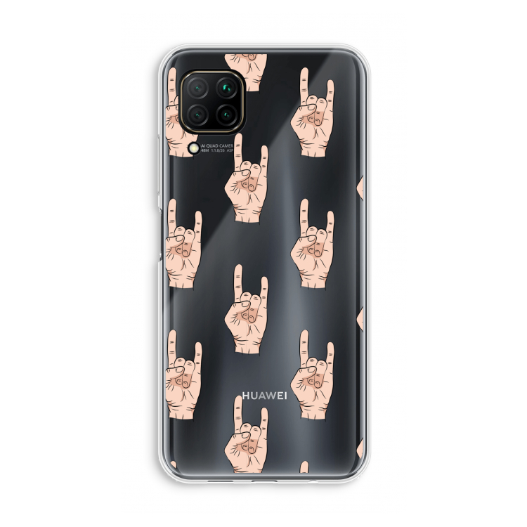 Rock: Huawei P40 Lite Transparant Hoesje