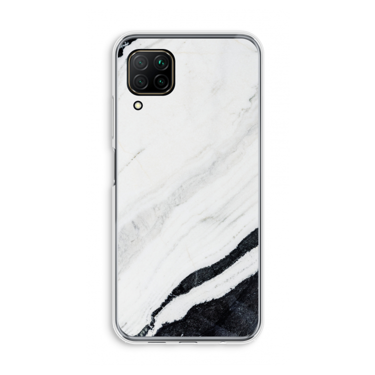 Elegante marmer: Huawei P40 Lite Transparant Hoesje
