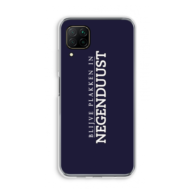 Blijve plakken in Negenduust: Huawei P40 Lite Transparant Hoesje