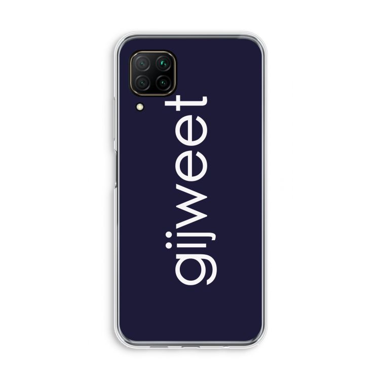 Gijweet: Huawei P40 Lite Transparant Hoesje