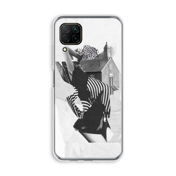 House: Huawei P40 Lite Transparant Hoesje