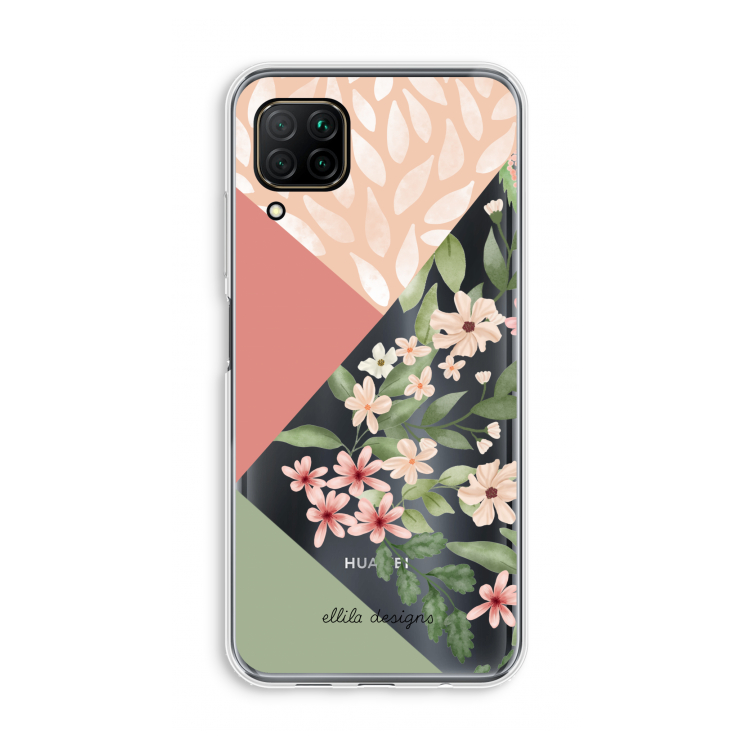 Sweet heaven geometrics: Huawei P40 Lite Transparant Hoesje