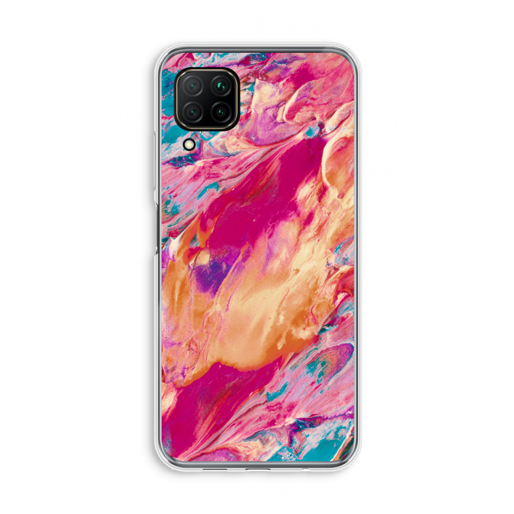 Pastel Echoes: Huawei P40 Lite Transparant Hoesje