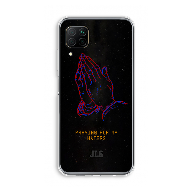 Praying For My Haters: Huawei P40 Lite Transparant Hoesje