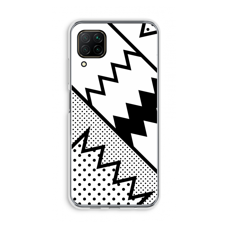 Pop Art #5: Huawei P40 Lite Transparant Hoesje