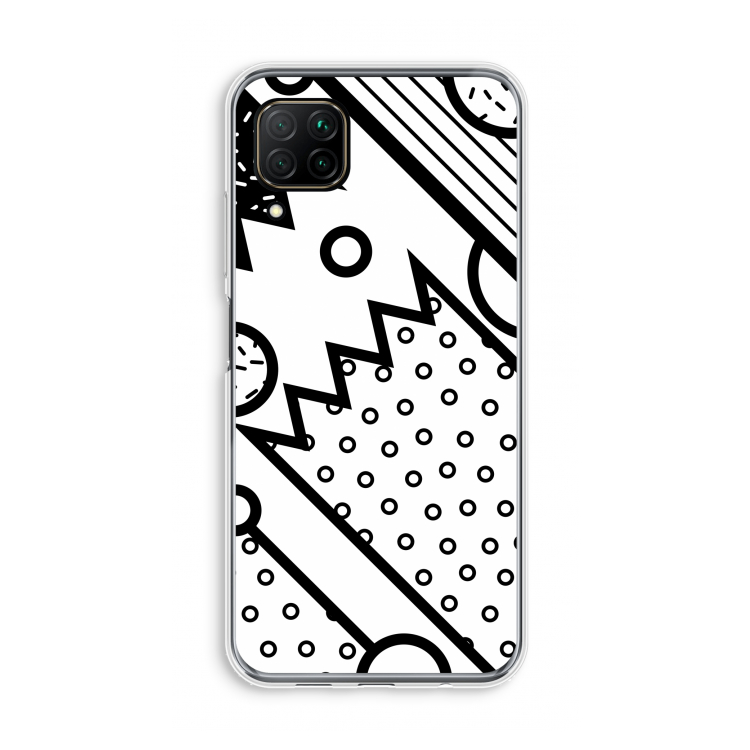 Pop Art #4: Huawei P40 Lite Transparant Hoesje