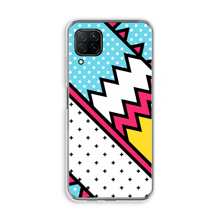 Pop Art #2: Huawei P40 Lite Transparant Hoesje