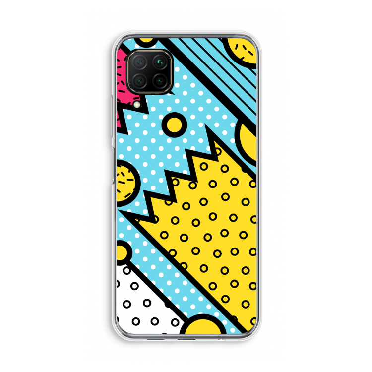 Pop Art #1: Huawei P40 Lite Transparant Hoesje