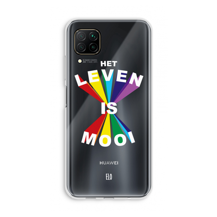Het Leven Is Mooi: Huawei P40 Lite Transparant Hoesje