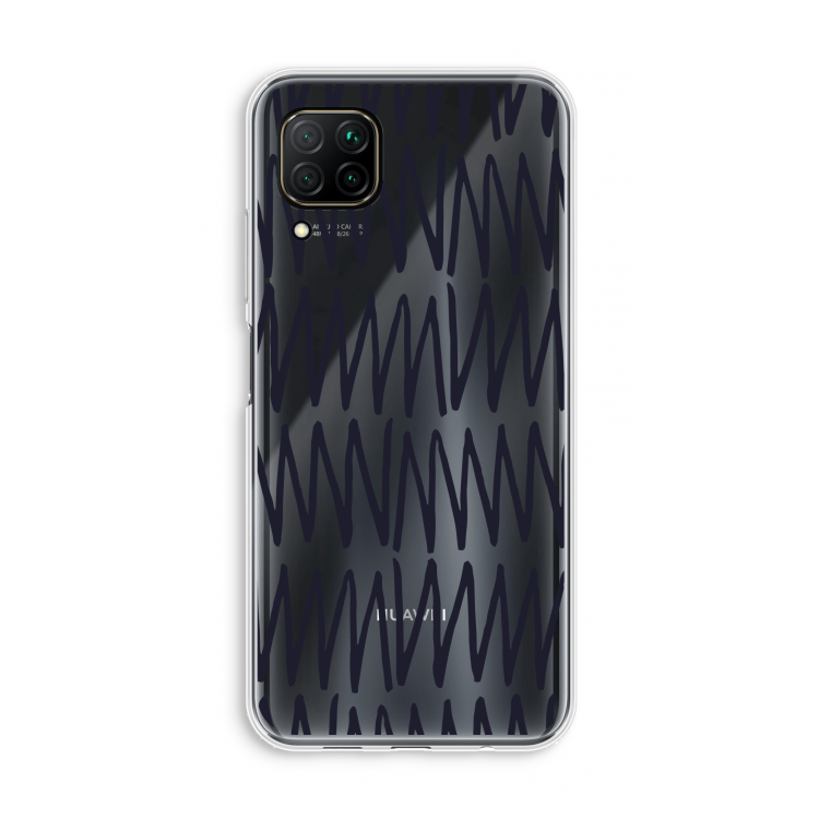 Marrakech Zigzag: Huawei P40 Lite Transparant Hoesje
