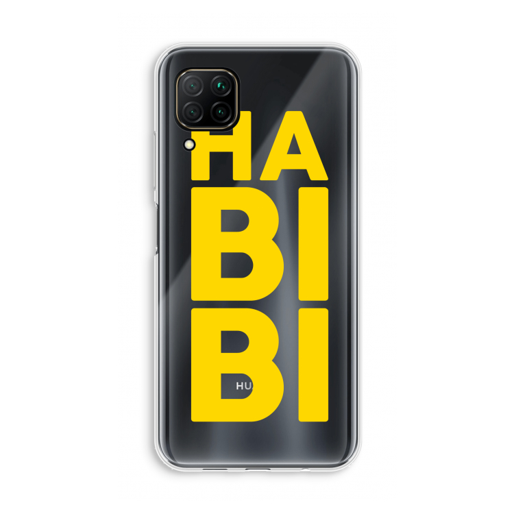 Habibi Blue: Huawei P40 Lite Transparant Hoesje