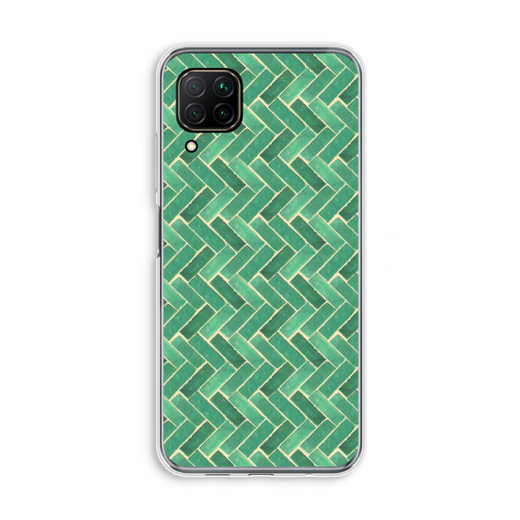 Moroccan tiles 2: Huawei P40 Lite Transparant Hoesje