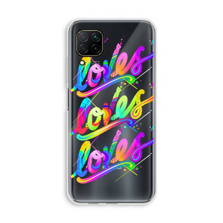 Loves: Huawei P40 Lite Transparant Hoesje