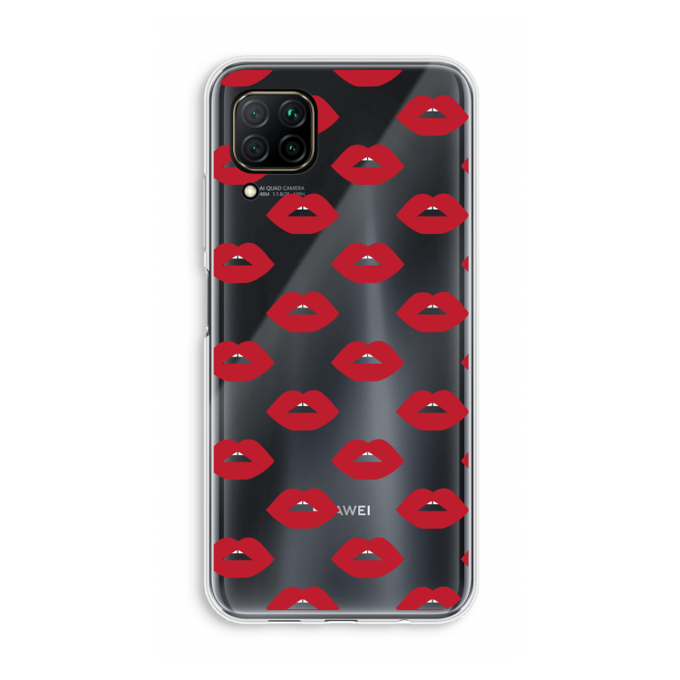 Lips: Huawei P40 Lite Transparant Hoesje