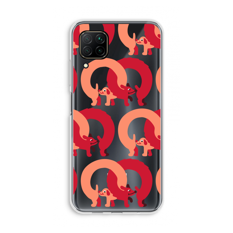 Dogs: Huawei P40 Lite Transparant Hoesje