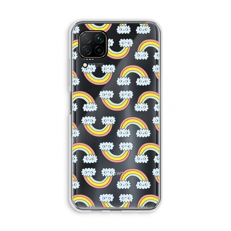 Regenboog: Huawei P40 Lite Transparant Hoesje