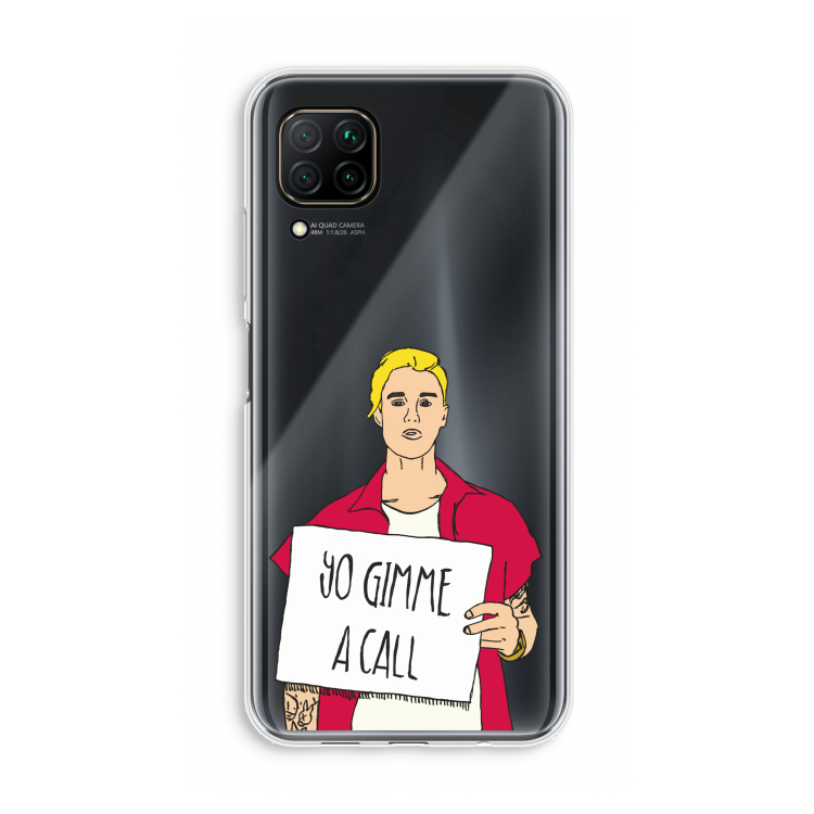 Gimme a call: Huawei P40 Lite Transparant Hoesje