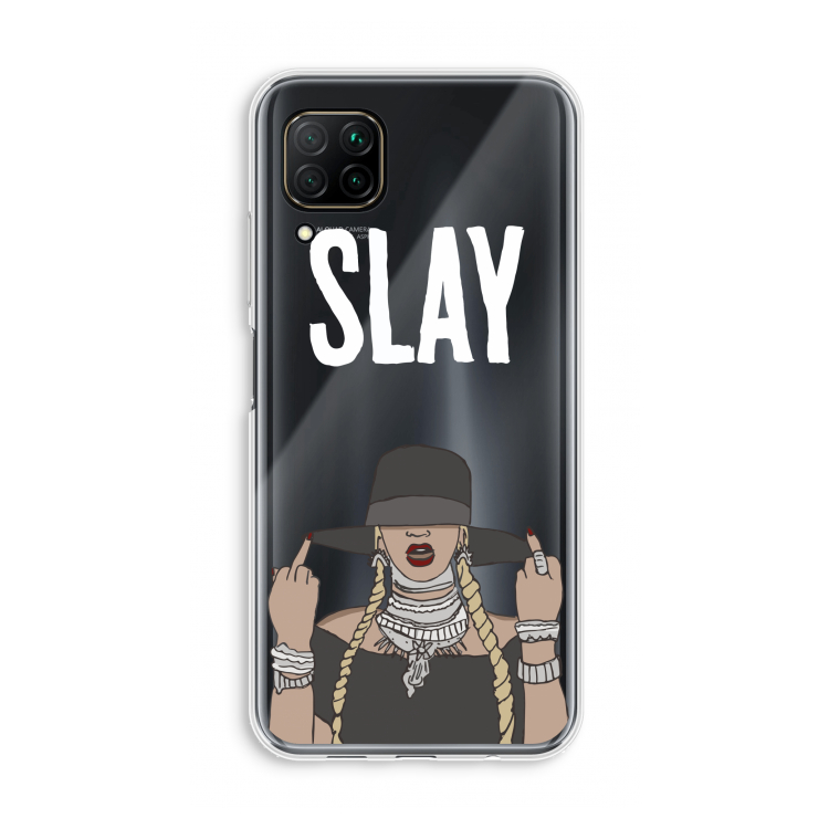 Slay All Day: Huawei P40 Lite Transparant Hoesje
