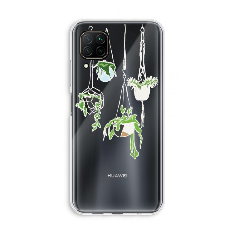 Hang In There: Huawei P40 Lite Transparant Hoesje