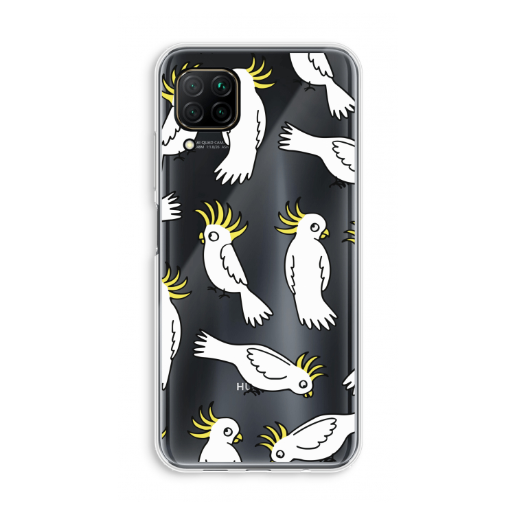 Papegaai: Huawei P40 Lite Transparant Hoesje