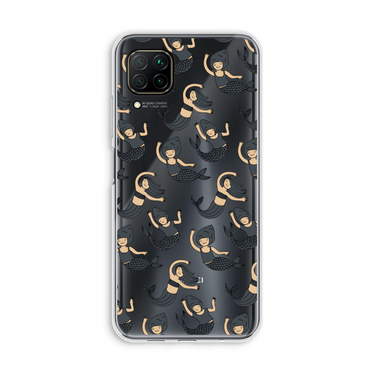Zeemeermin: Huawei P40 Lite Transparant Hoesje