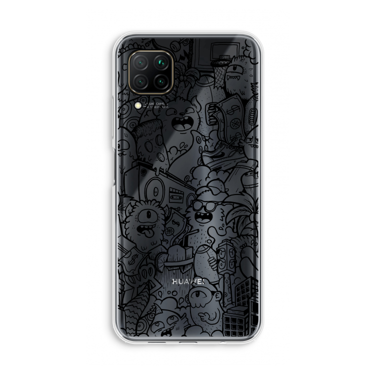 Vexx Black City : Huawei P40 Lite Transparant Hoesje