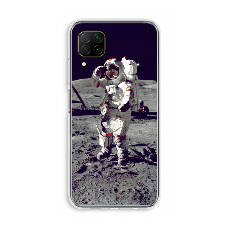 Spaceman: Huawei P40 Lite Transparant Hoesje