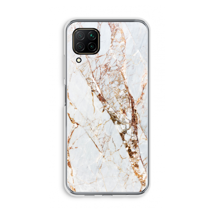 Goud marmer: Huawei P40 Lite Transparant Hoesje