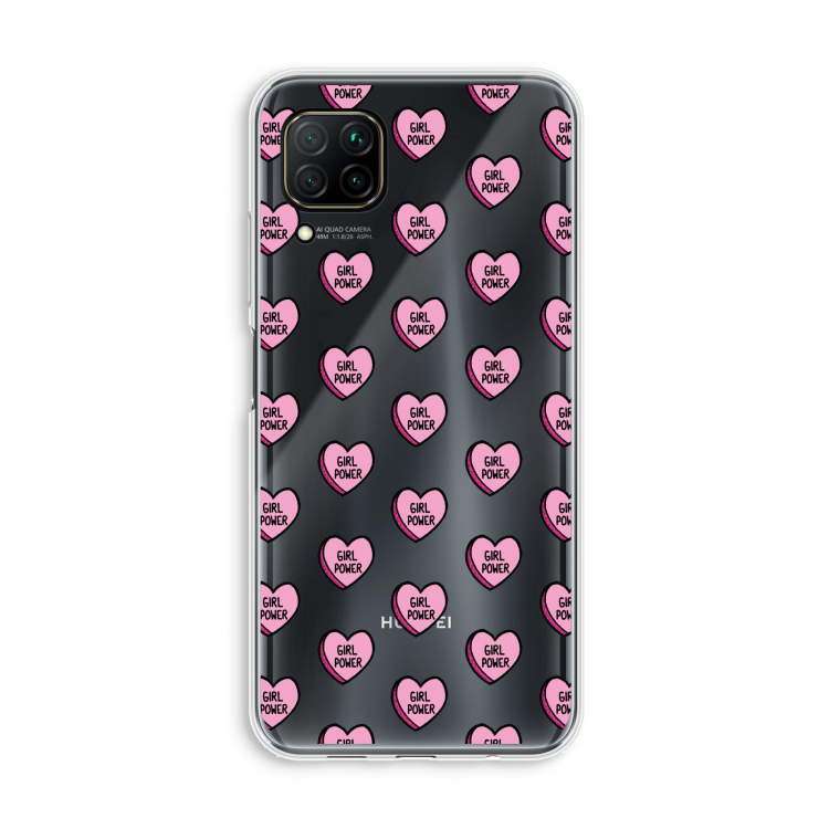 GIRL POWER: Huawei P40 Lite Transparant Hoesje