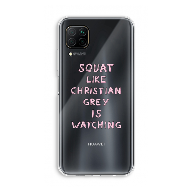 Christian Grey: Huawei P40 Lite Transparant Hoesje