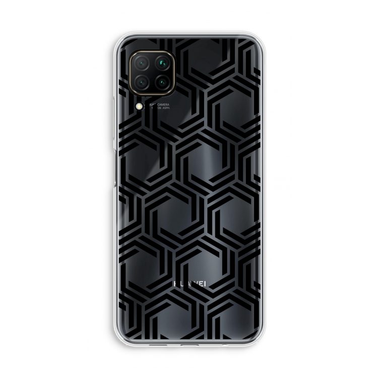 Geometrisch patroon: Huawei P40 Lite Transparant Hoesje