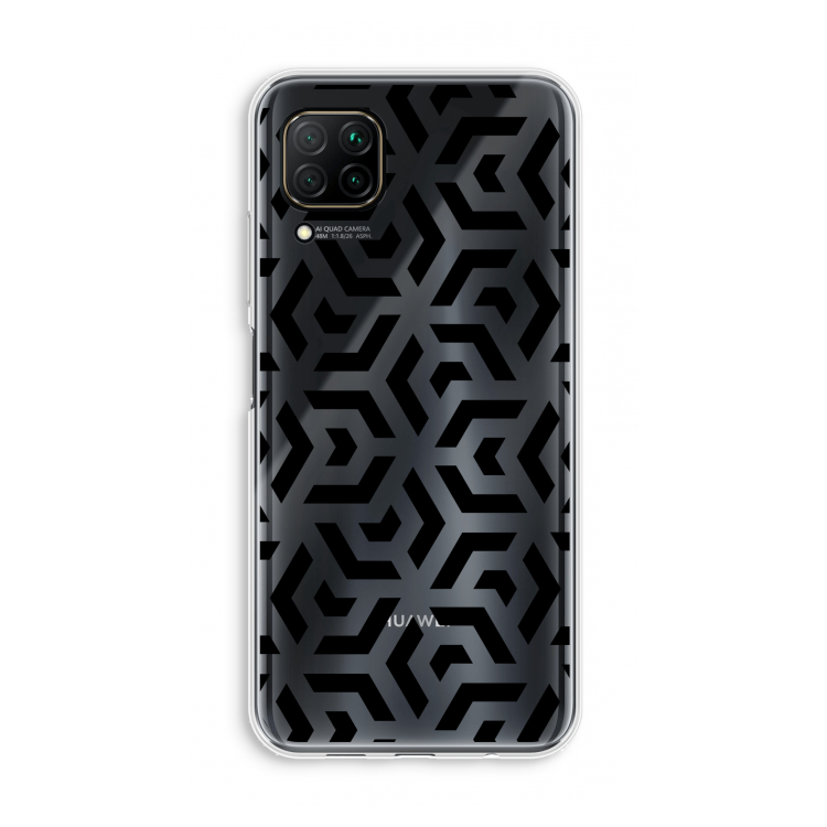 Crazy pattern: Huawei P40 Lite Transparant Hoesje