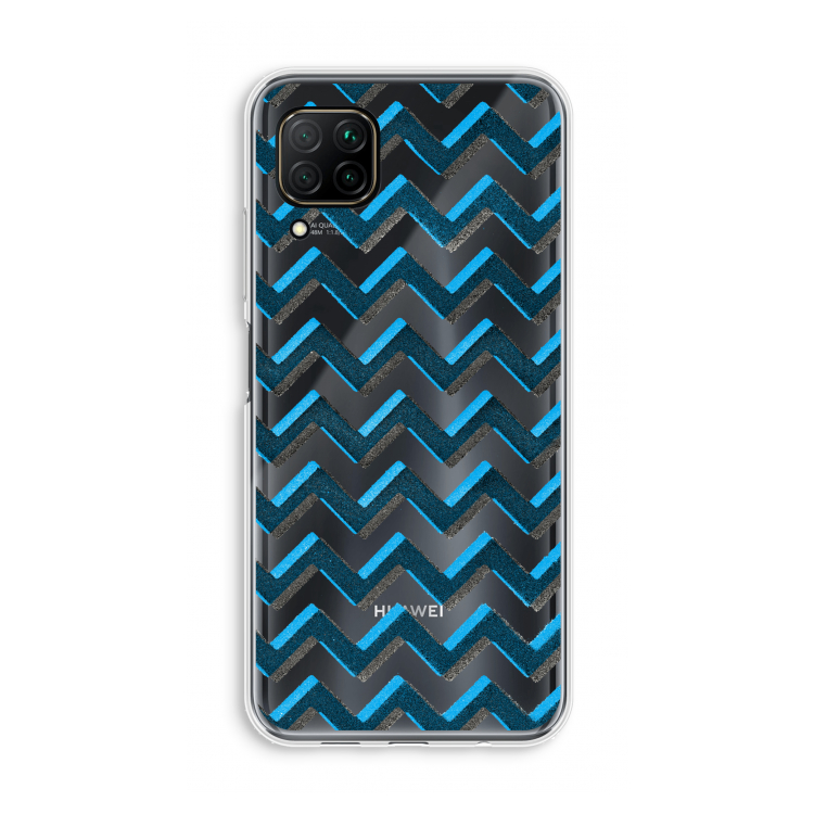 Onderbroken lijn: Huawei P40 Lite Transparant Hoesje