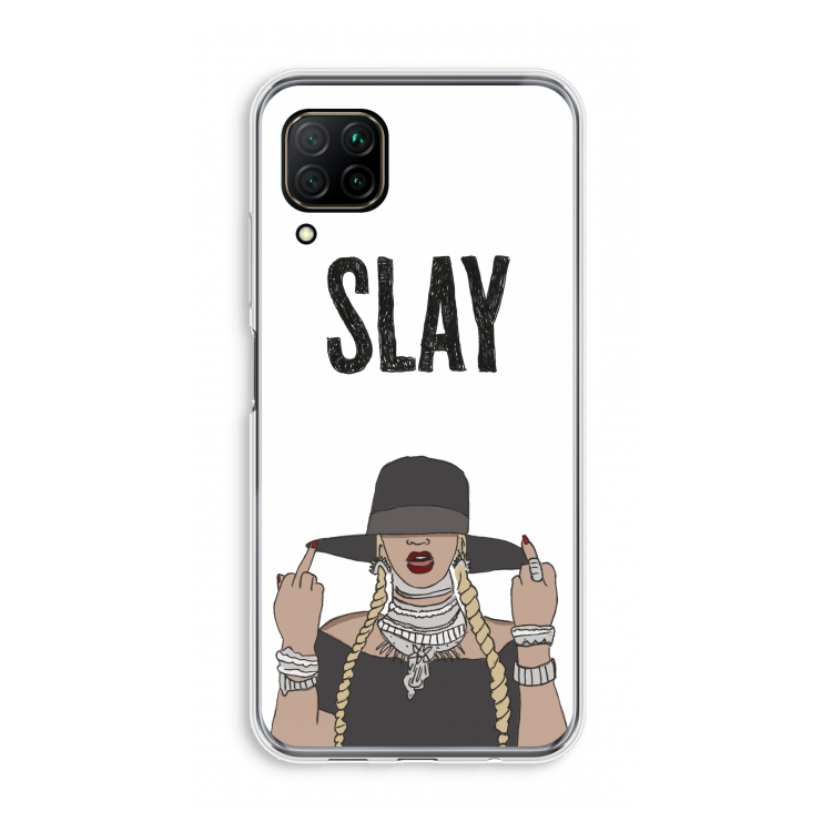 Slay All Day: Huawei P40 Lite Transparant Hoesje