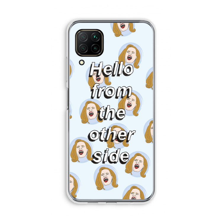 Hello: Huawei P40 Lite Transparant Hoesje