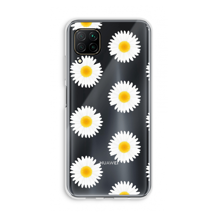 Margrietjes: Huawei P40 Lite Transparant Hoesje