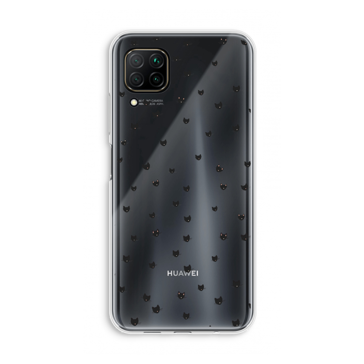 Kleine kattenkopjes: Huawei P40 Lite Transparant Hoesje