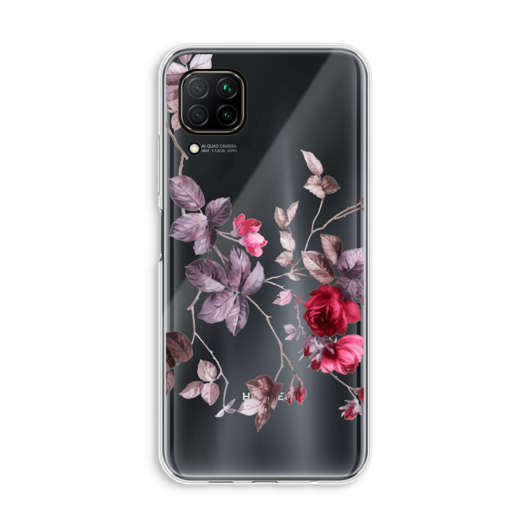 Mooie bloemen: Huawei P40 Lite Transparant Hoesje