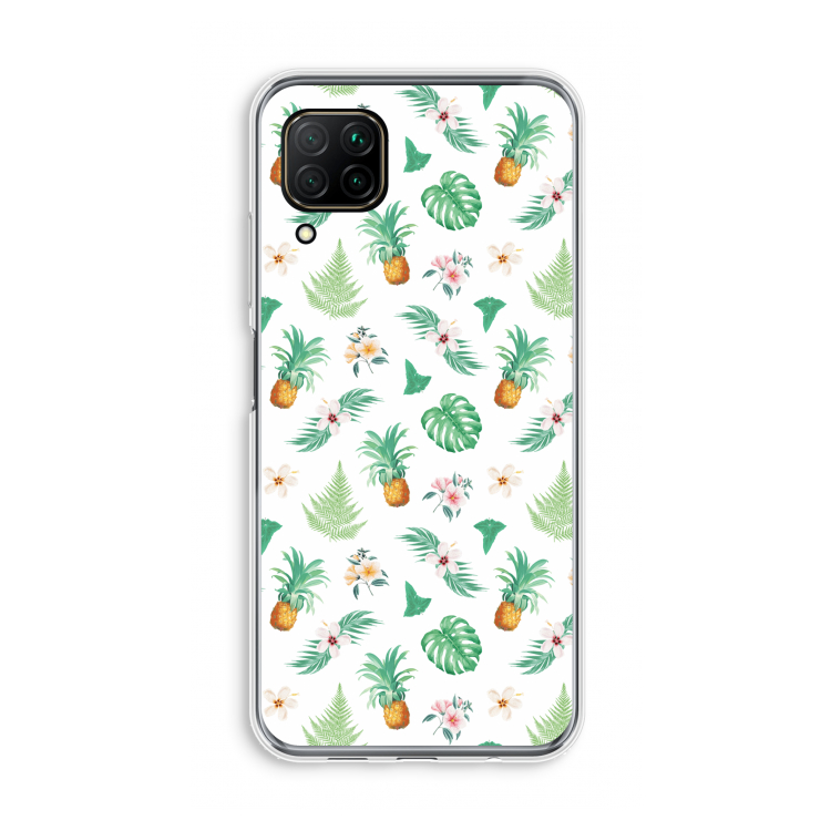 Ananas bladeren: Huawei P40 Lite Transparant Hoesje