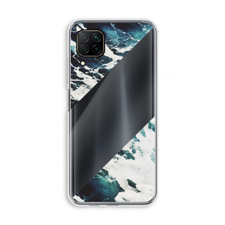 Golven: Huawei P40 Lite Transparant Hoesje