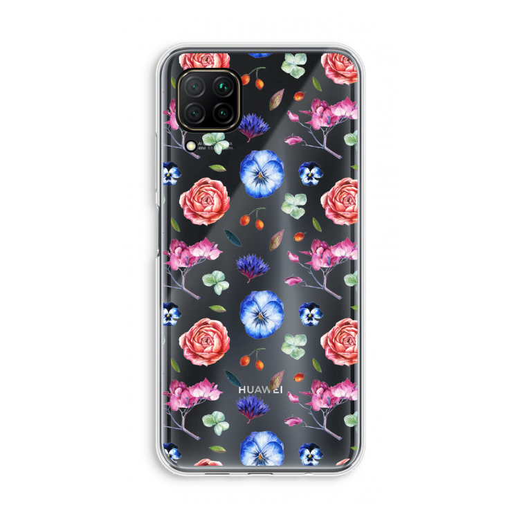 Bloemetjes: Huawei P40 Lite Transparant Hoesje
