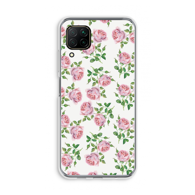 Kleine roosjes: Huawei P40 Lite Transparant Hoesje