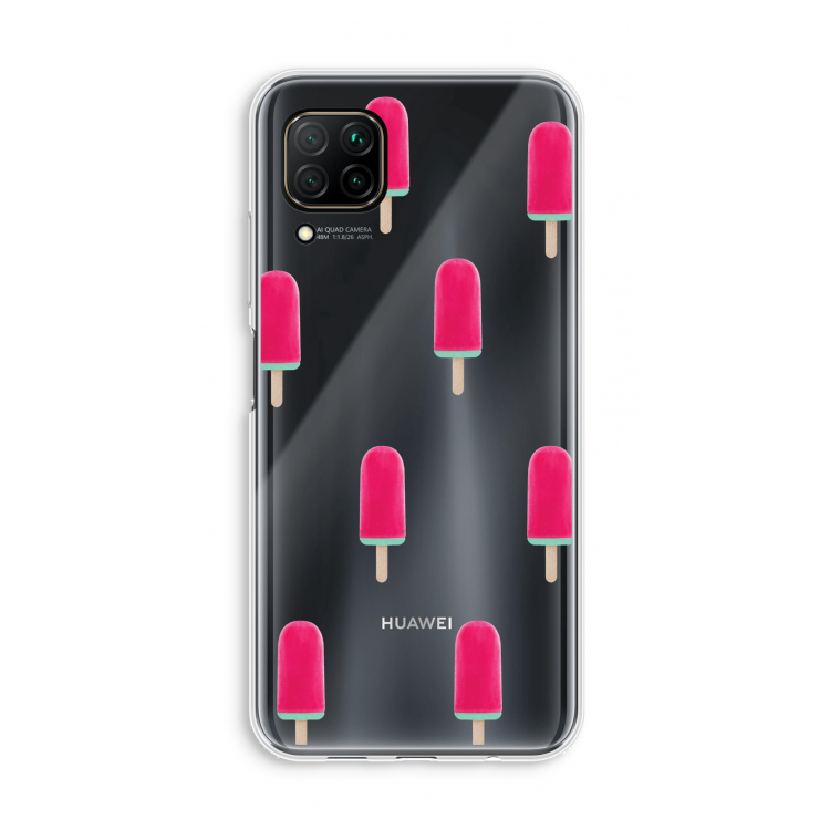 Waterijsje: Huawei P40 Lite Transparant Hoesje