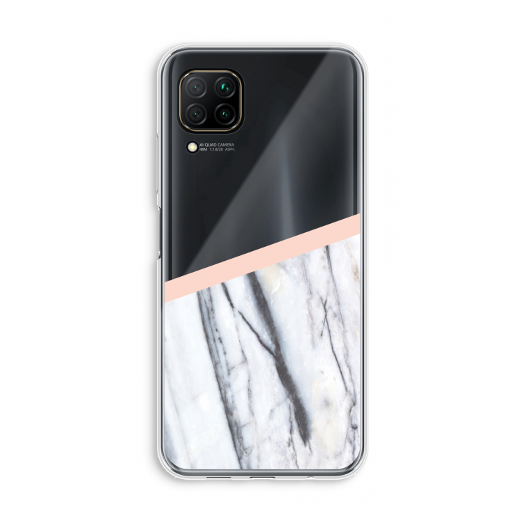 A touch of peach: Huawei P40 Lite Transparant Hoesje