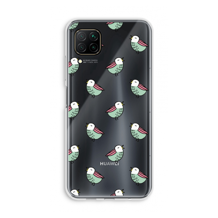Vogeltjes: Huawei P40 Lite Transparant Hoesje