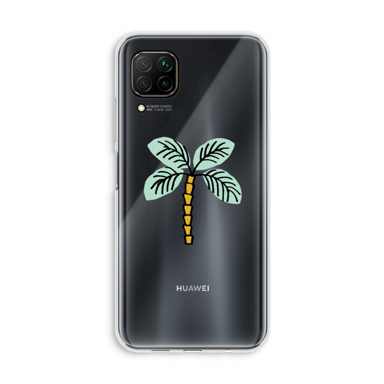 Palmboom: Huawei P40 Lite Transparant Hoesje