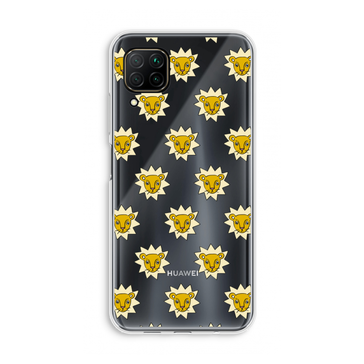 Leeuwenkoppen: Huawei P40 Lite Transparant Hoesje